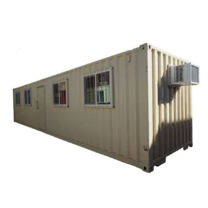 40ft Ground Level Office Container for Sale | Spacious Portable Workspace